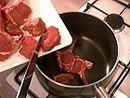 Image showing diced meat ready for boiling