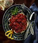 Image showing pasta dish served with a pasta sauce