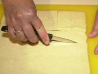cutting pastry