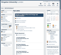 Moodle Course page